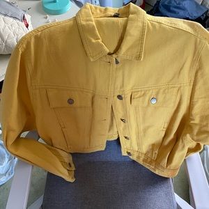 Yellow Denim Jacket